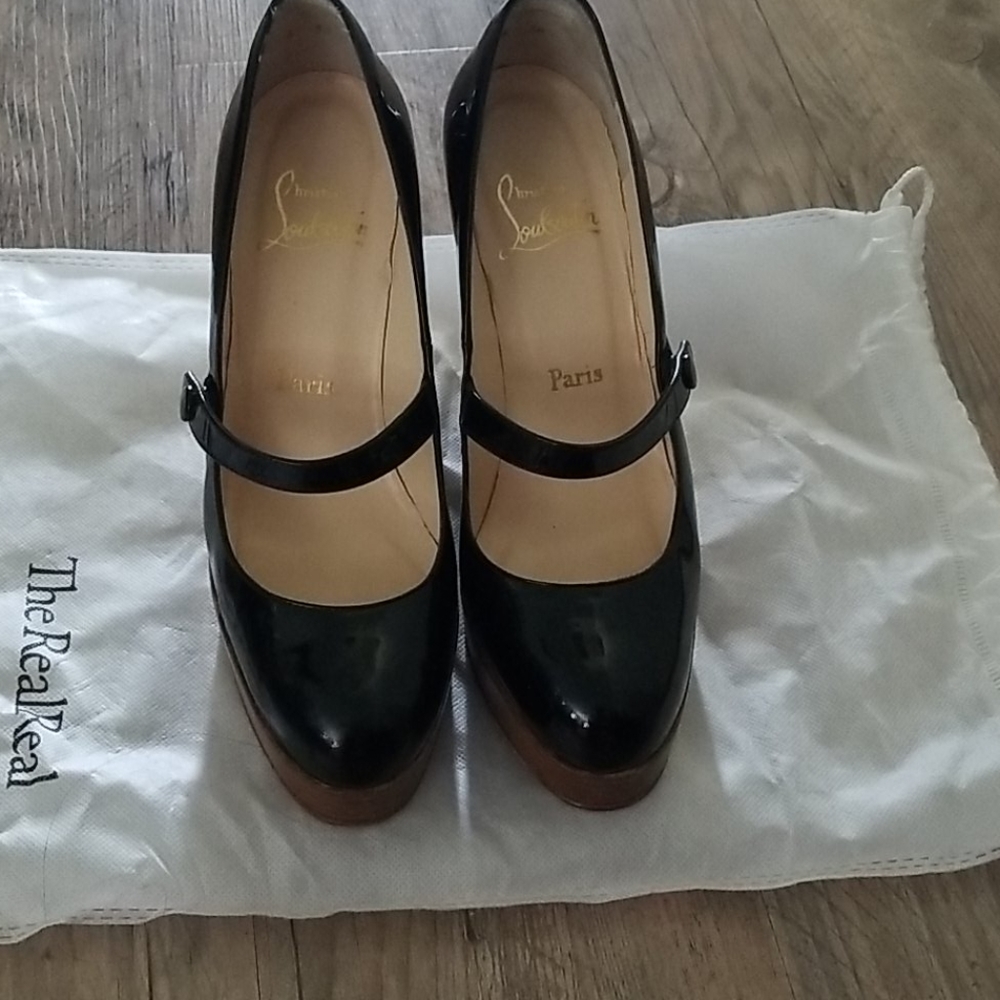 Louboutin Mary Jane's shoes